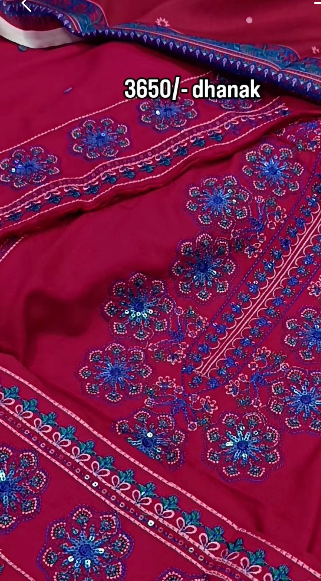 3pc lukhnowii pink dhankh