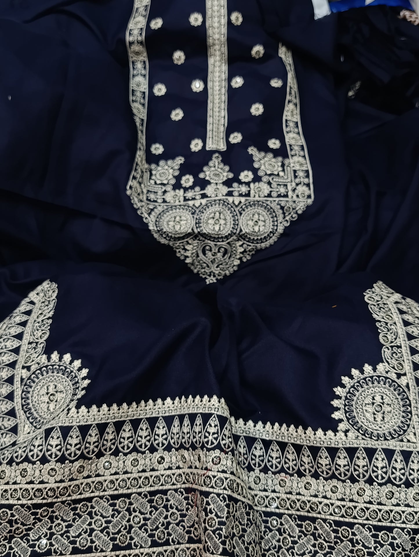 2pc dhanak Nayab Blue