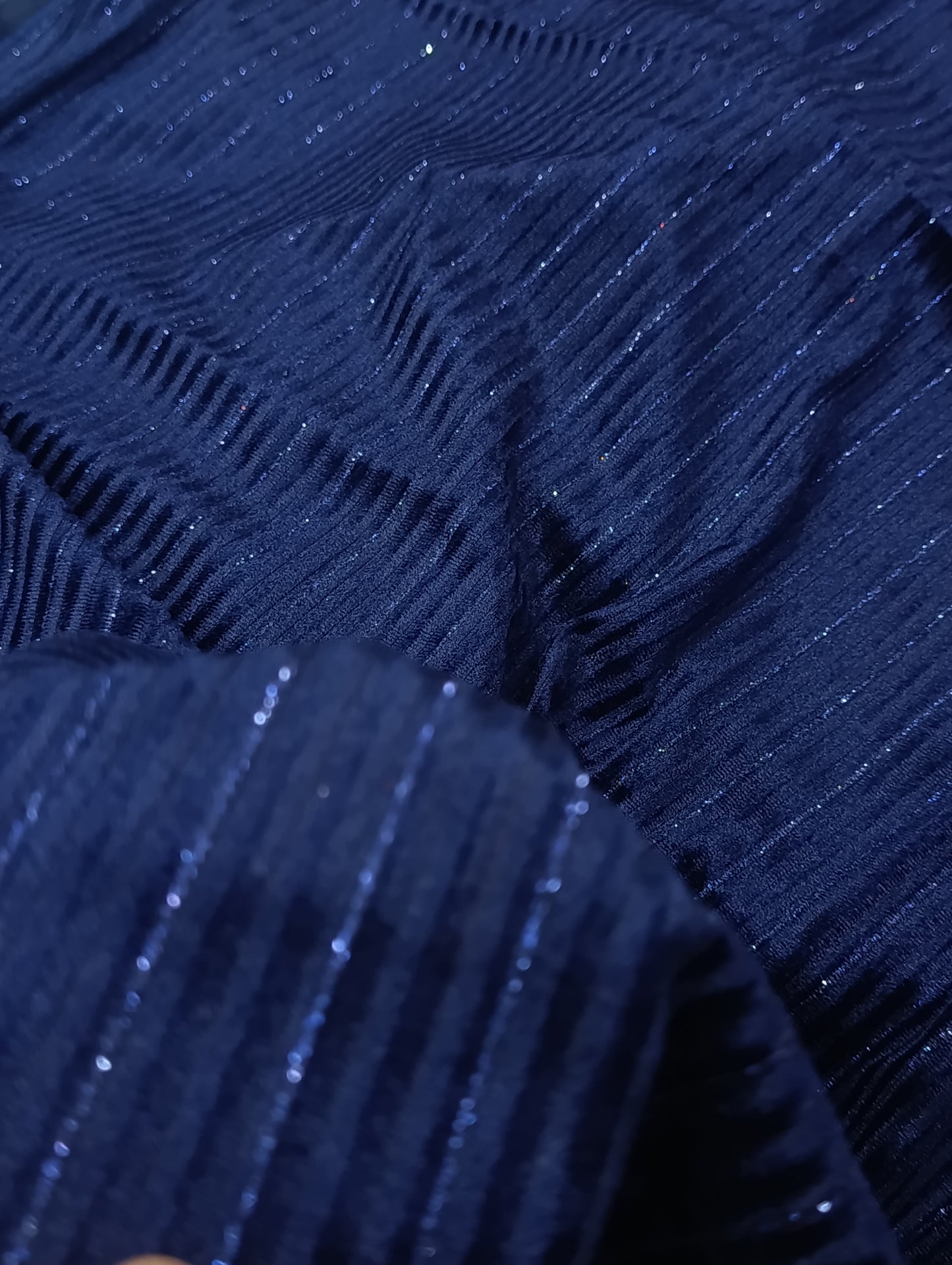 Chamki valvet 2pc navy blue