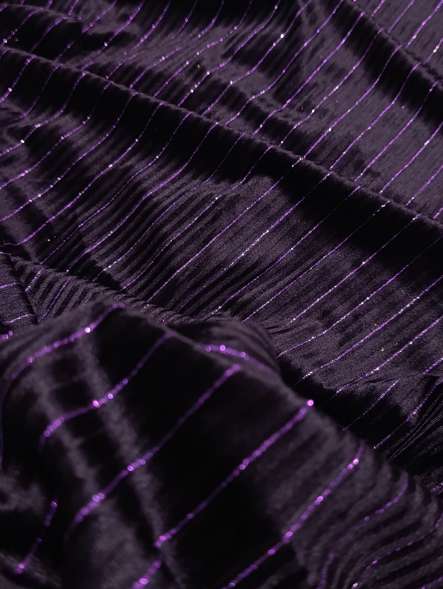 Chamki valvet 2pc purple