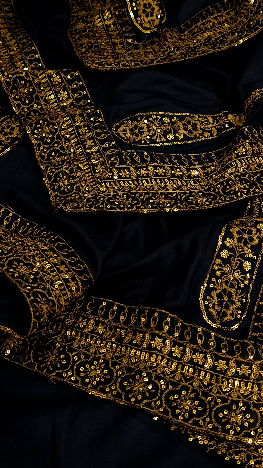 3pc Dhanak winter fancy mahnoor black