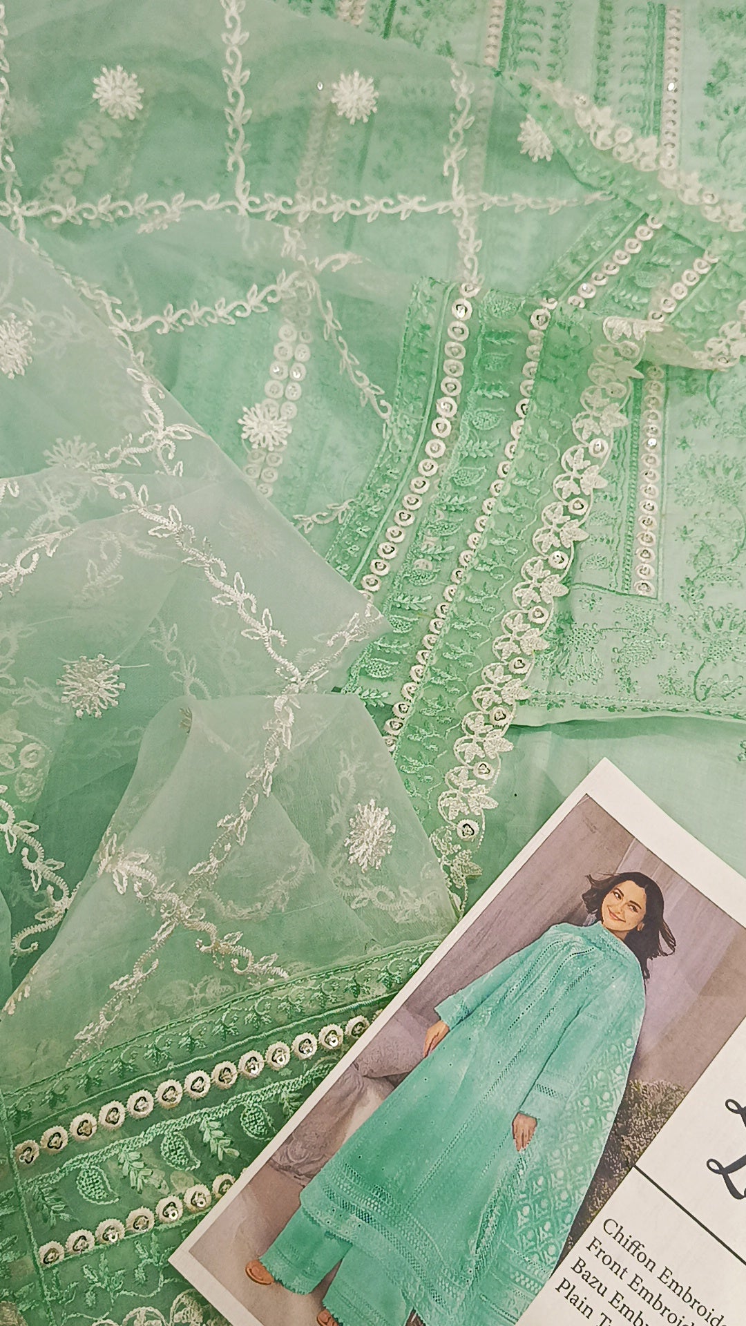 3pc simal apple green lawn