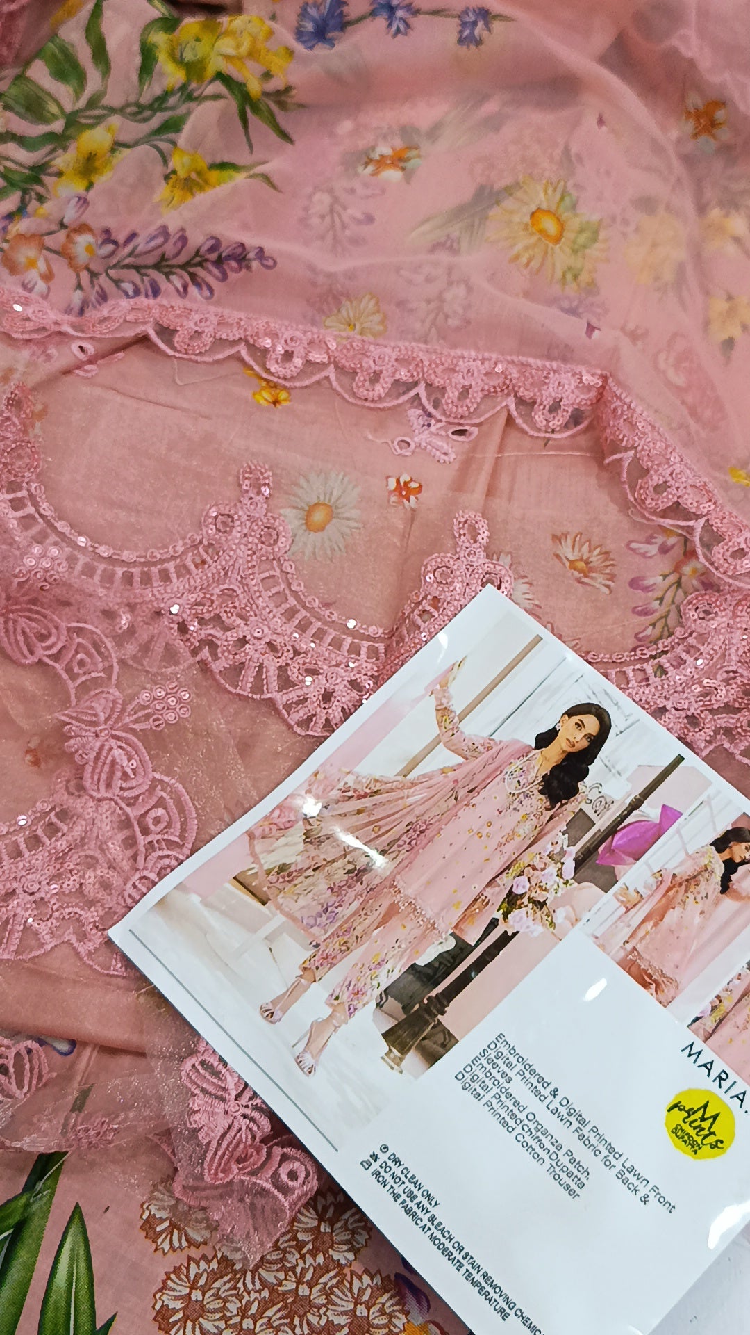 3pc maria b pink bloosam