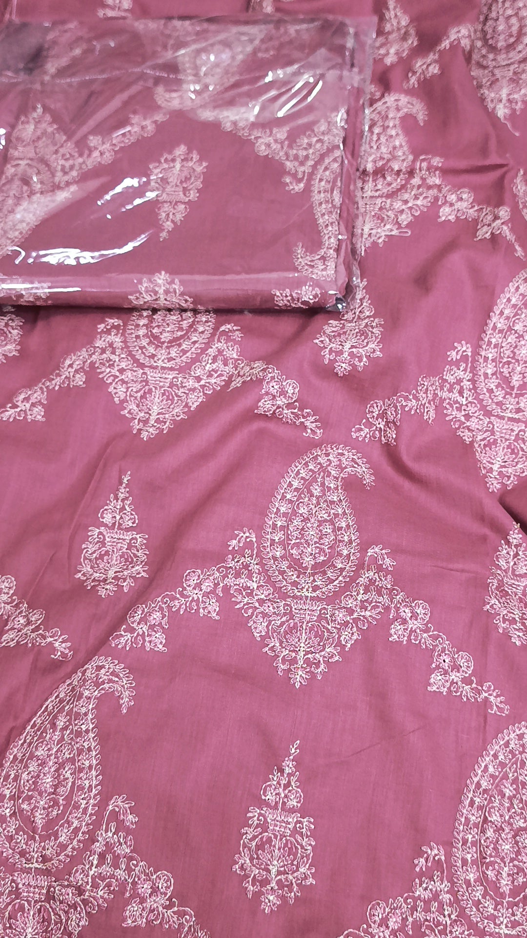 2pc pan jaal tea pink lawn