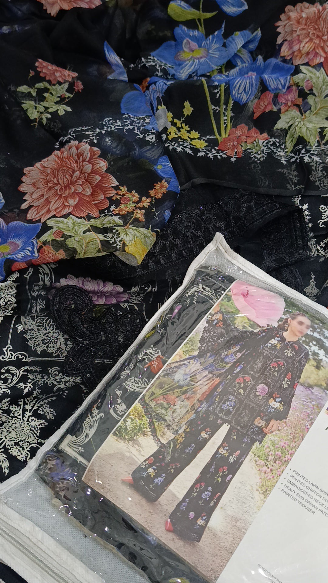 3pc maria b Dabba lawn