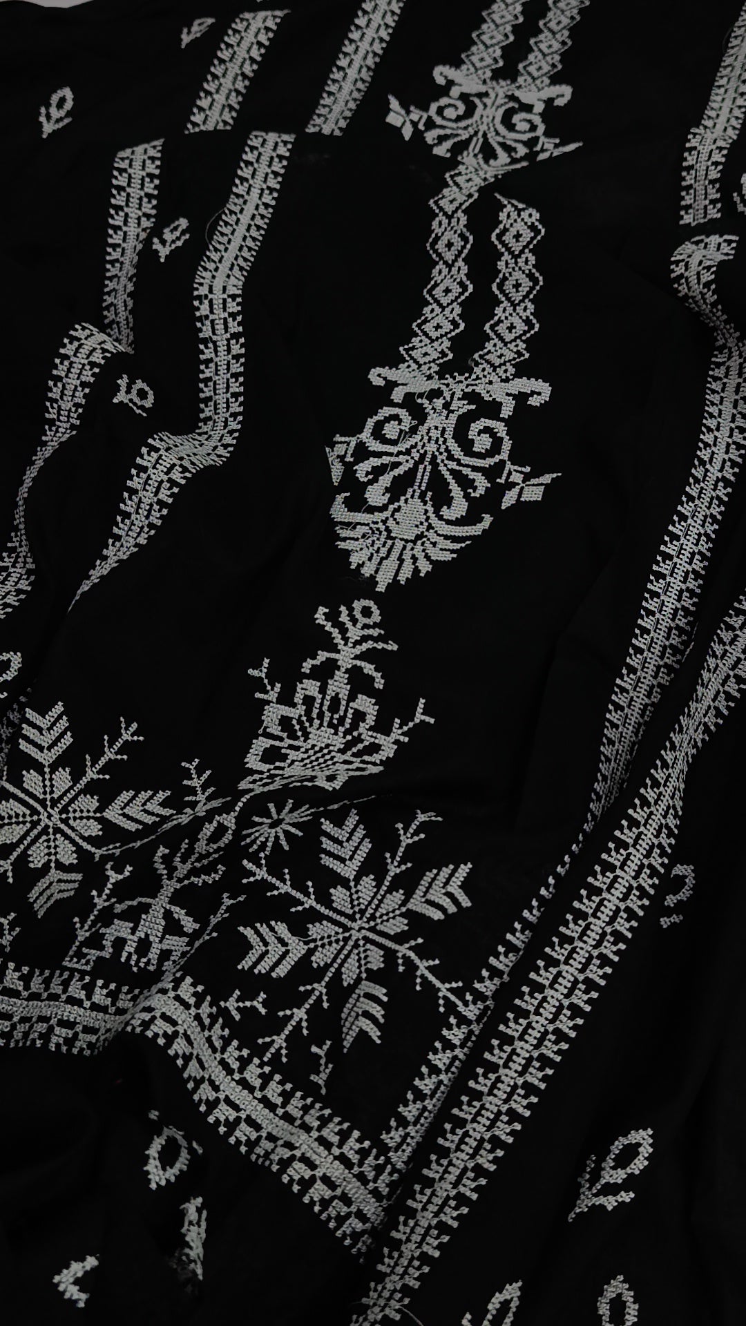 2pc black Mughal lawn