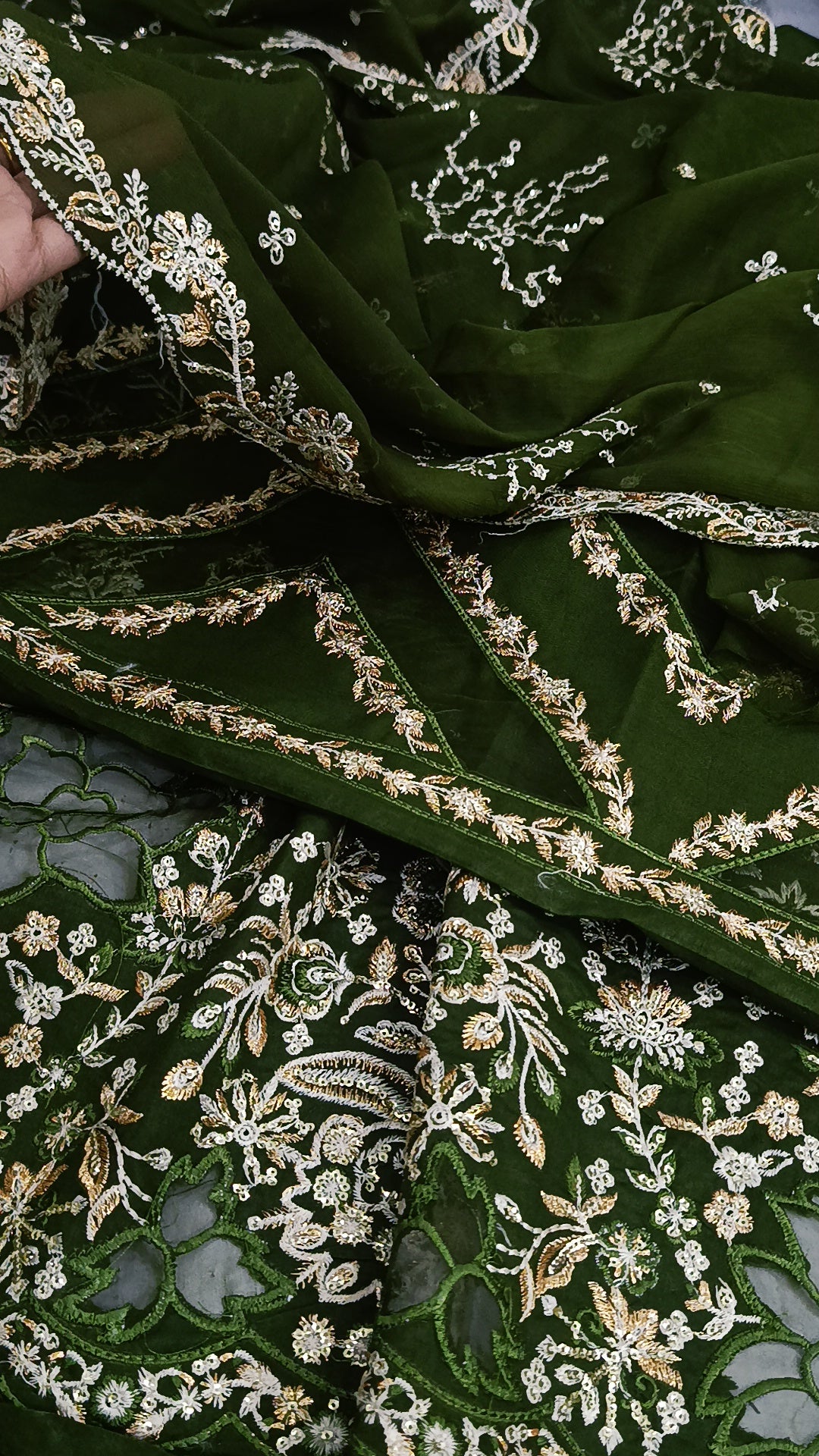 3pc Noor mehndi lawn