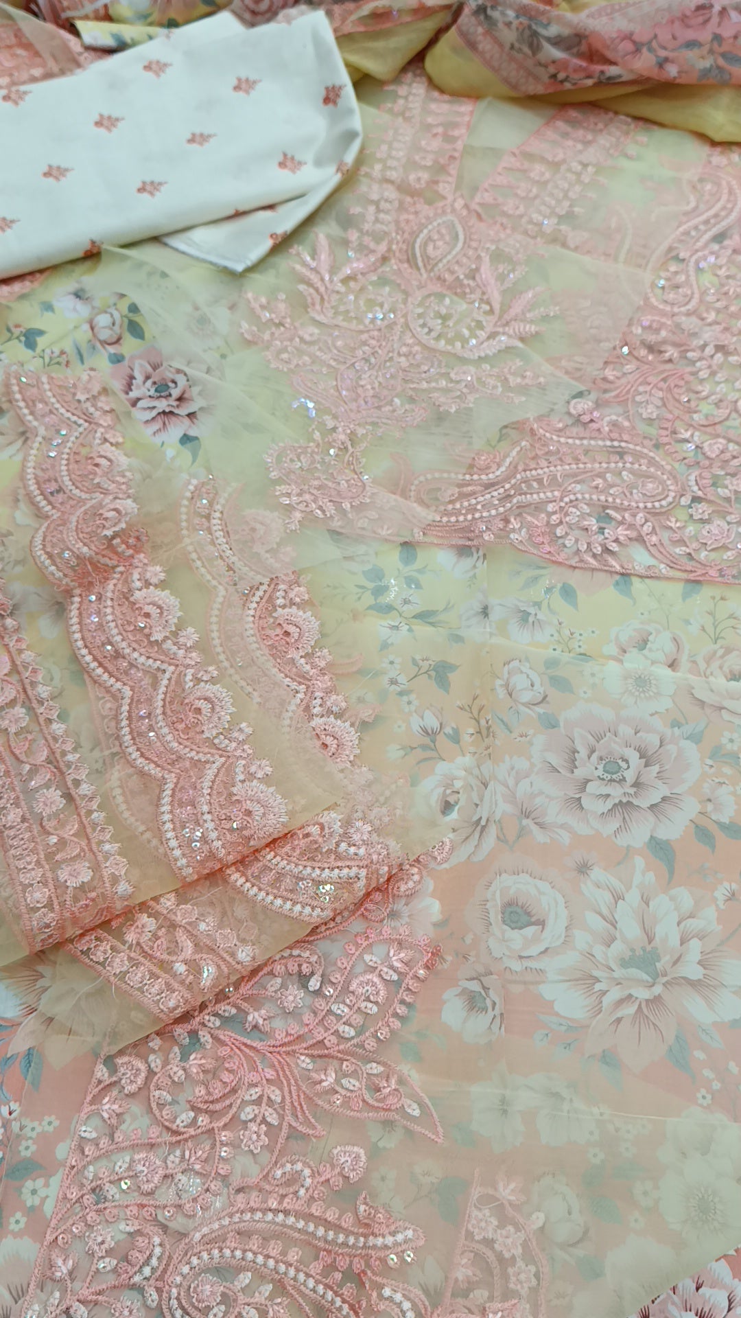 3pc double tone lawn