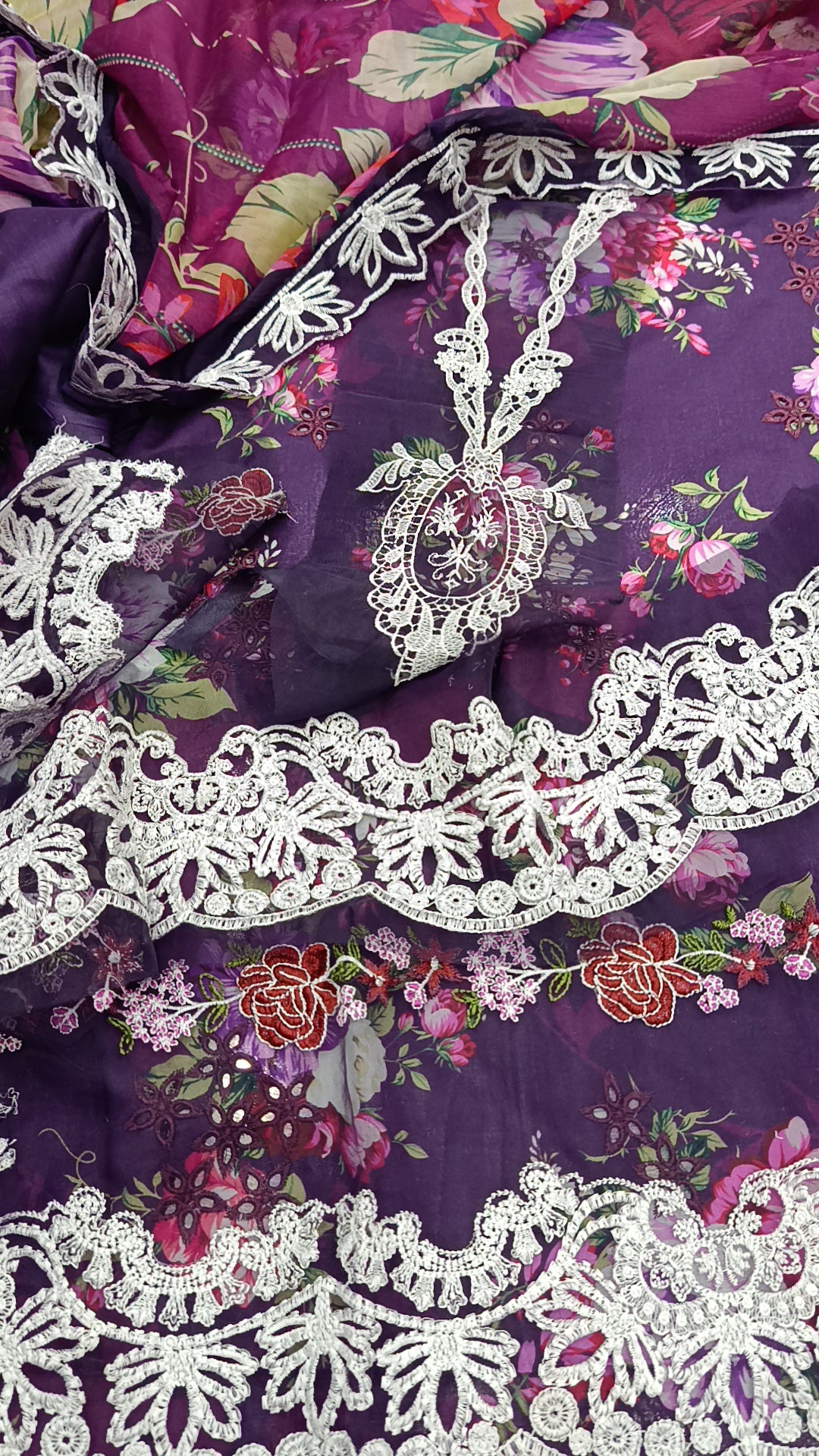 3pc purple blush lawn