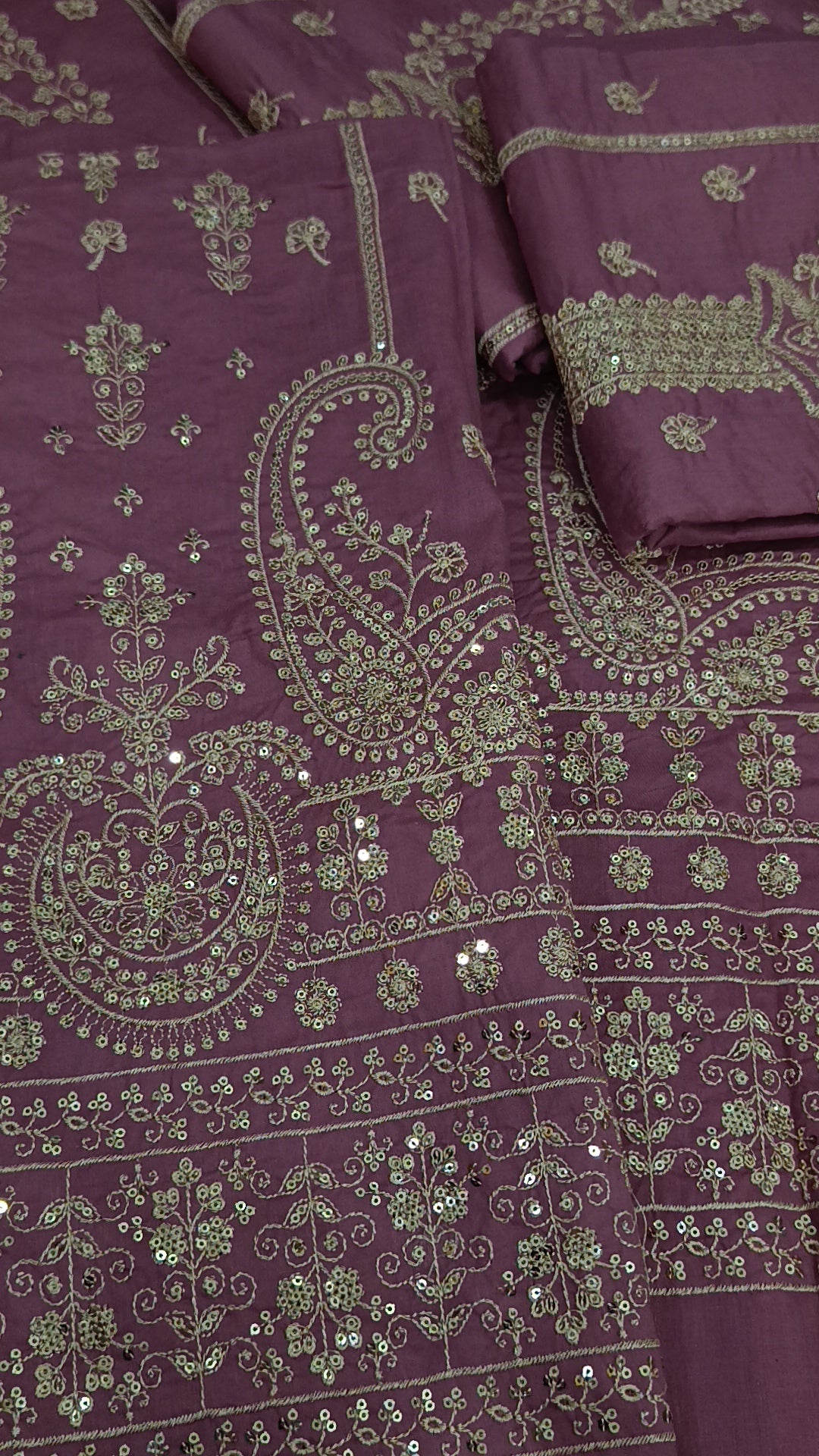 2pc Farman lawn tea pink
