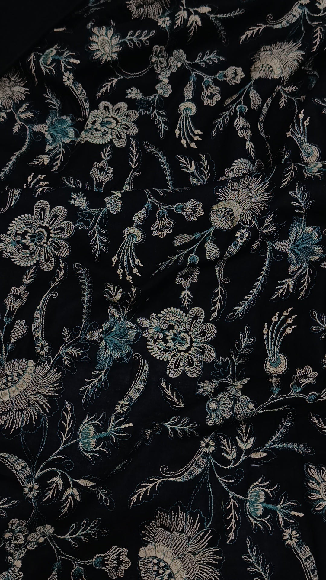 2pc phool black lawn