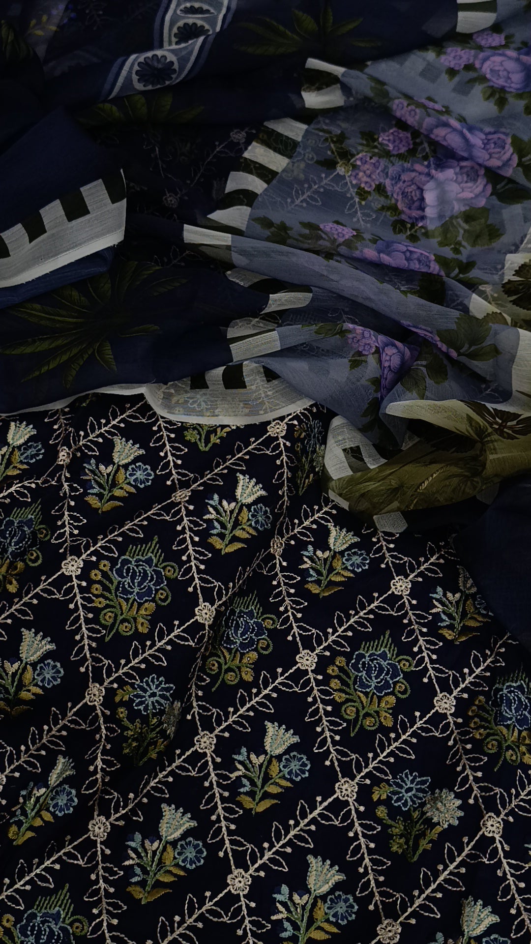 3pc block blue lawn