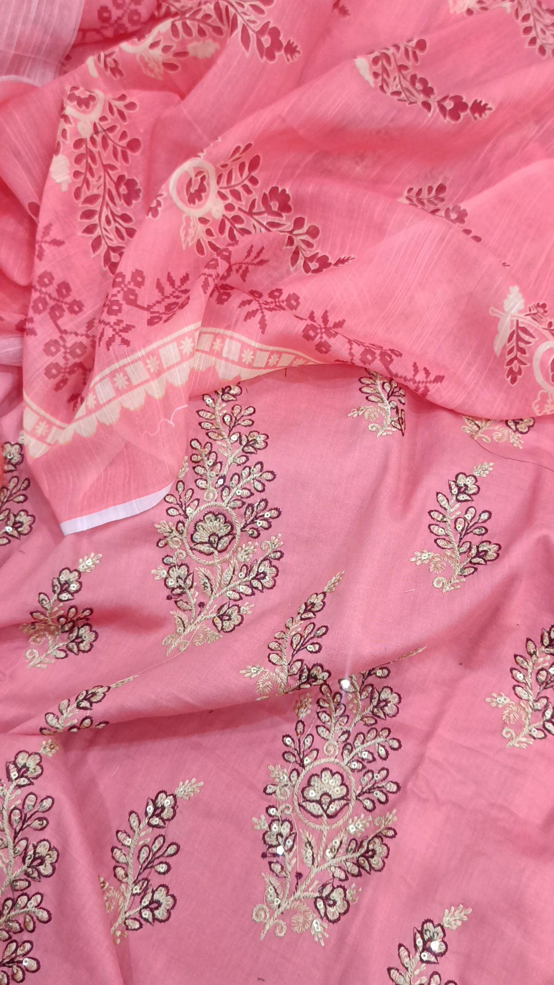 3pc cotton lawn Kum kum