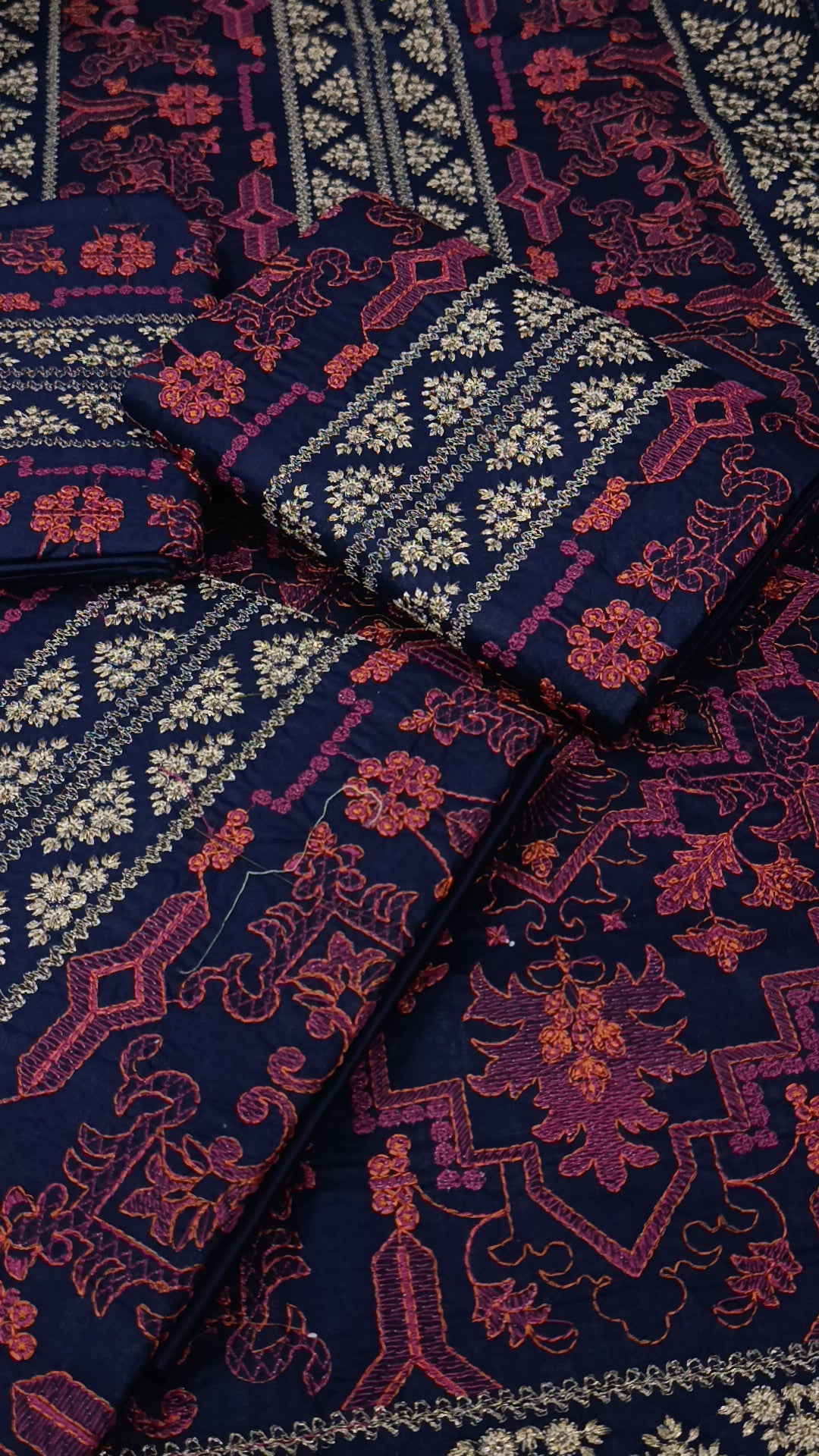 2pc chakoor blue lawn