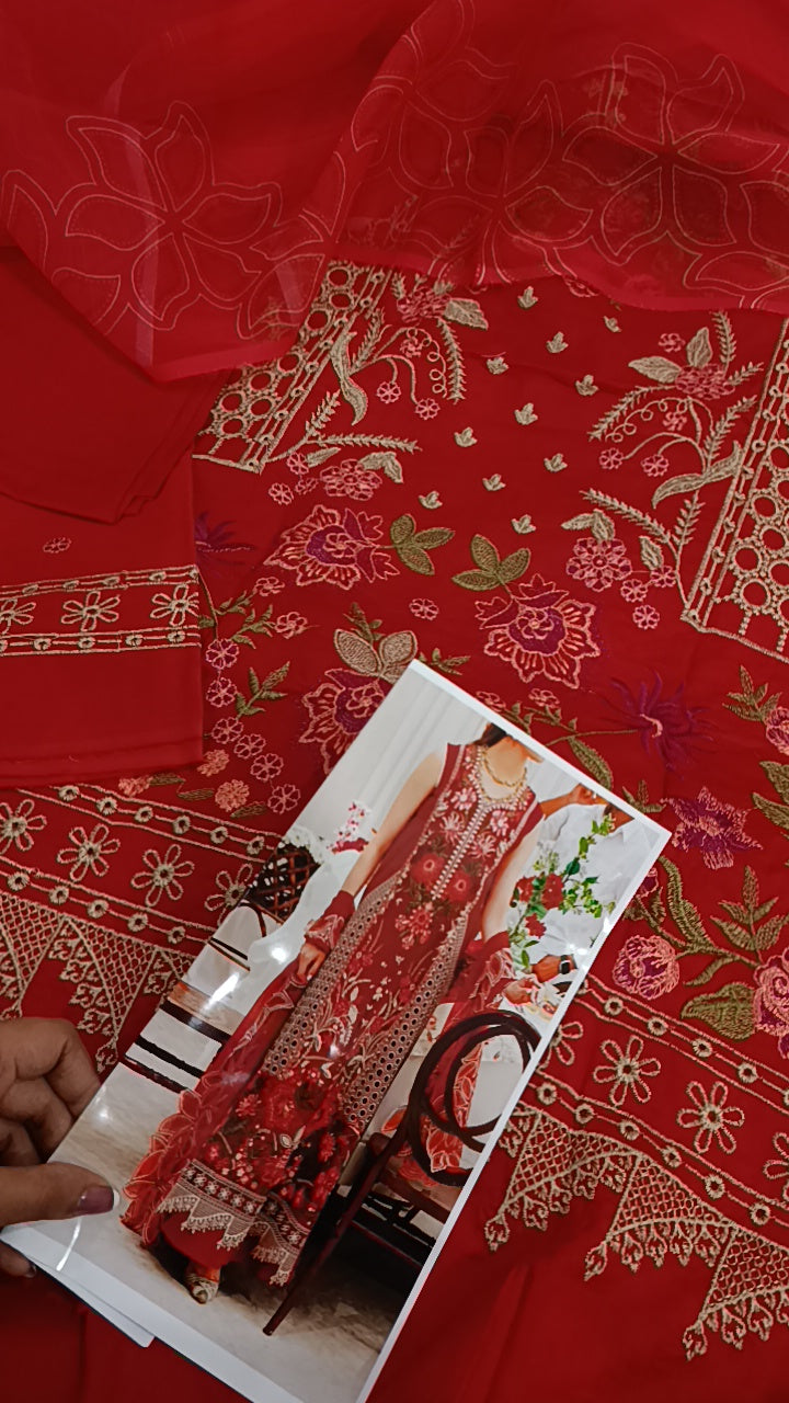 3pc mahnur red lawn