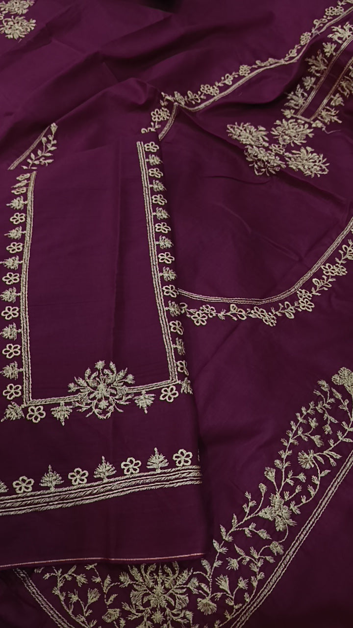 2pc Frozen magenta pink lawn
