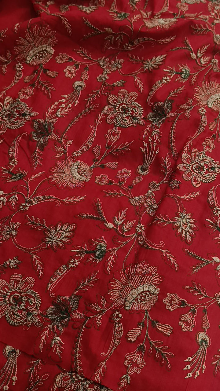2pc phool red lawn
