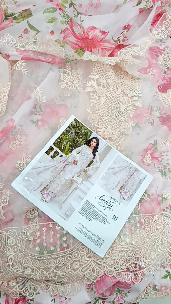 3pc Abeera double net lawn