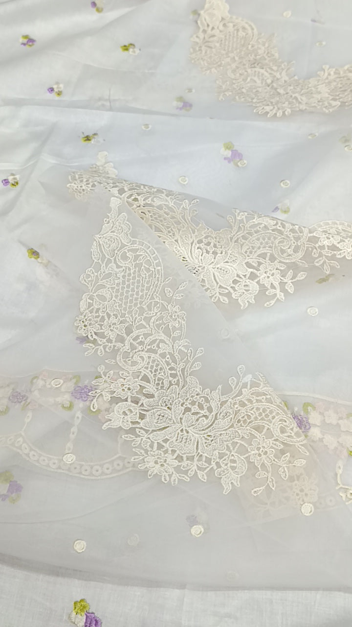 2pc Gulnaar white lawn