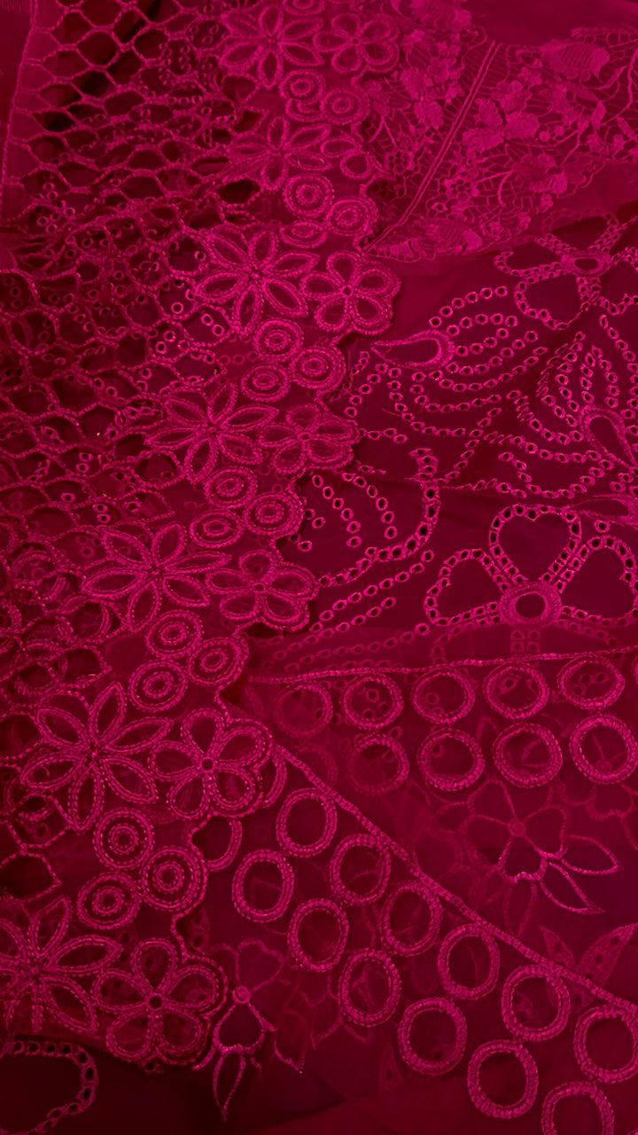 3pc kaviya duaptta pink lawn