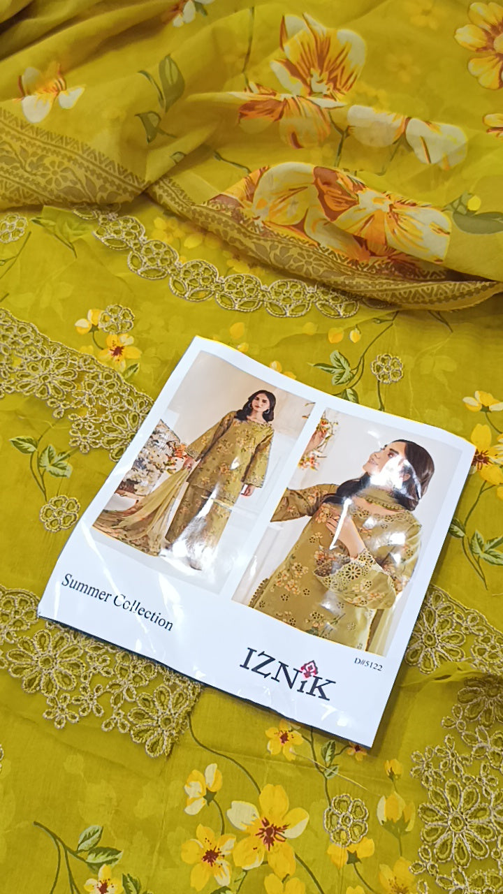 3pc Dhani iznik lawn
