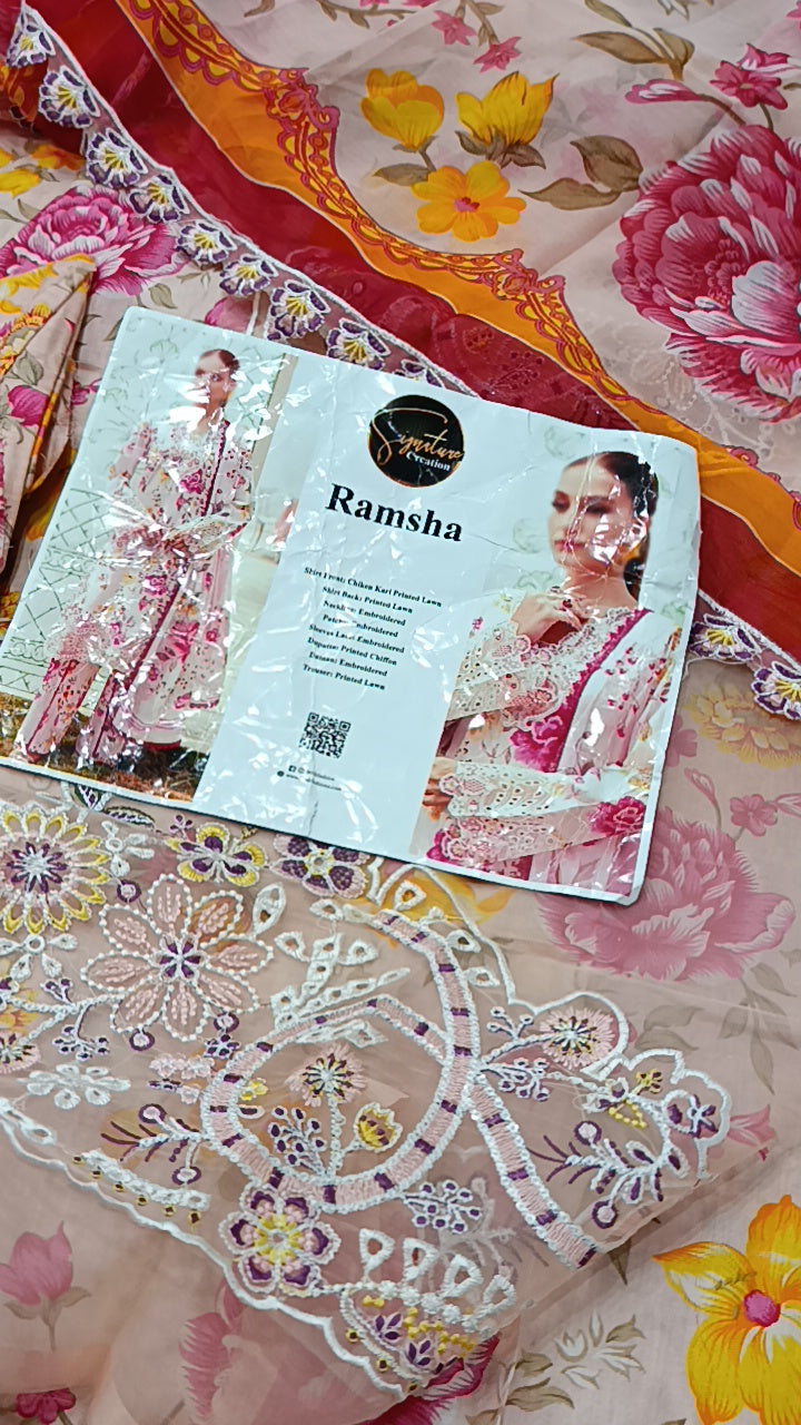 3pc Ramsha 2750/ lawn