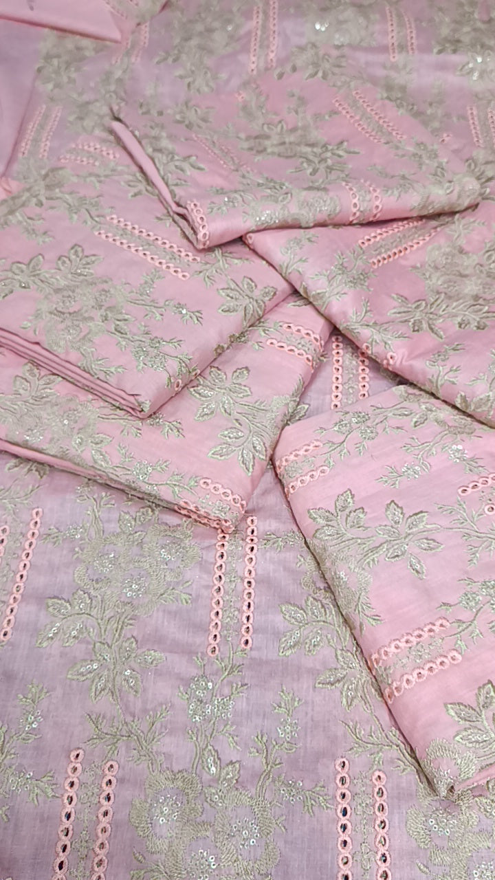 2pc swatch baby pink lawn