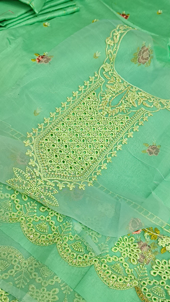 2pc apple green Nikola lawn