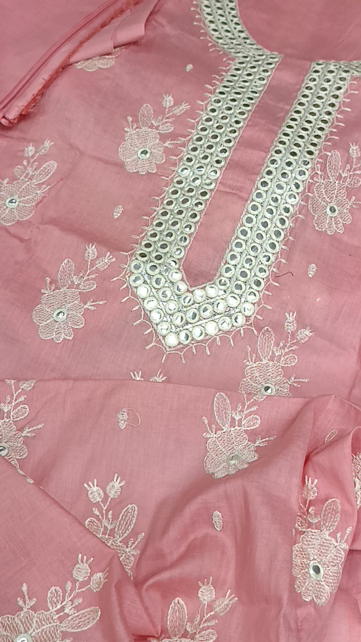 2pc foil pink cotton