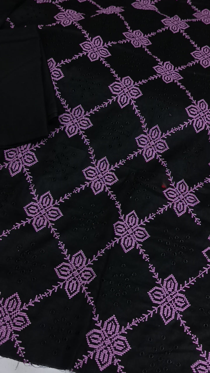 2pc pankhuri black lawn