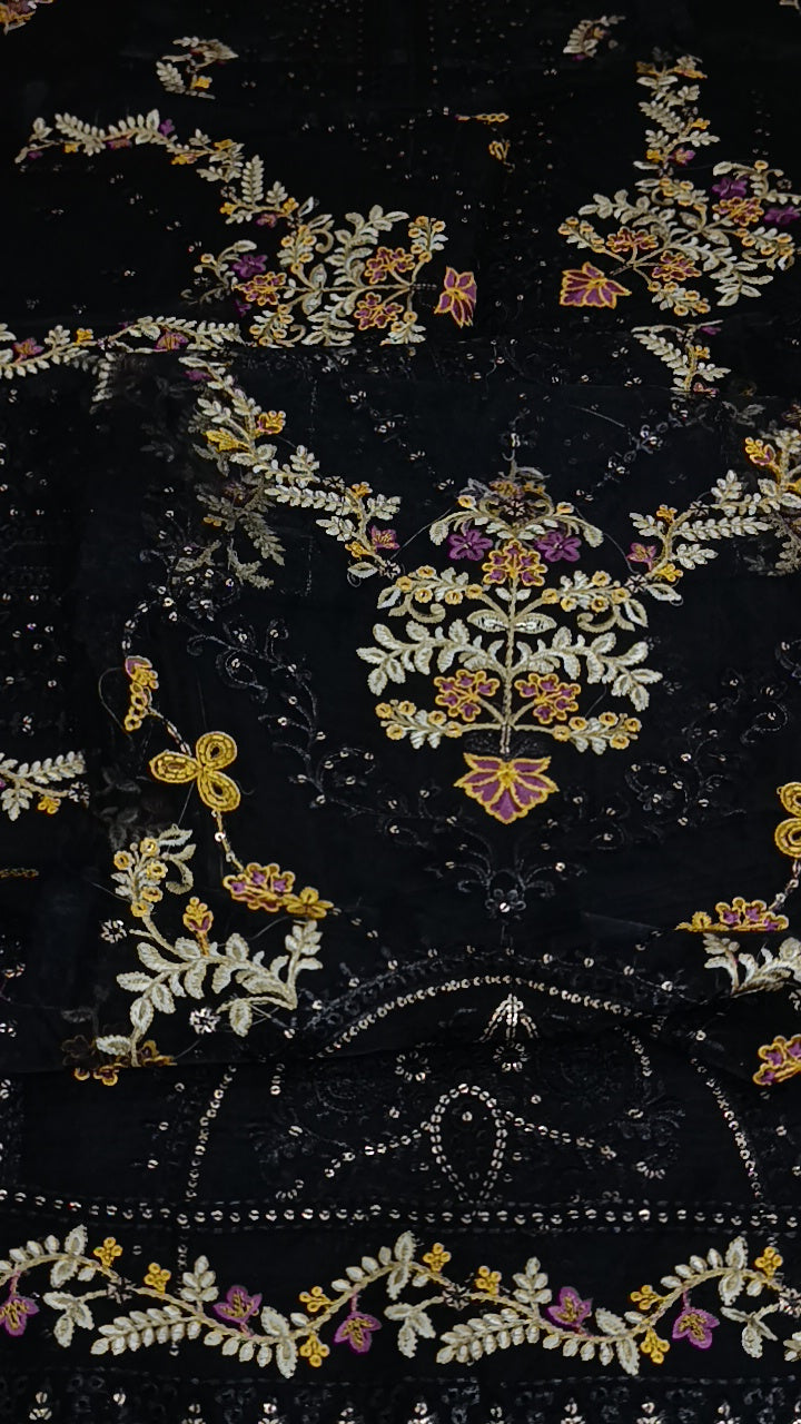 2pc fabiha black lawn