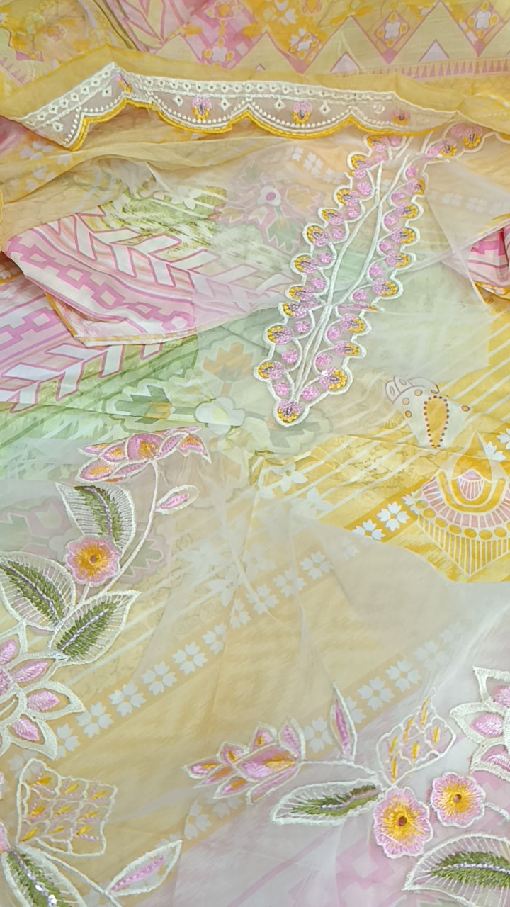 3pc Farah talib Aziz lawn