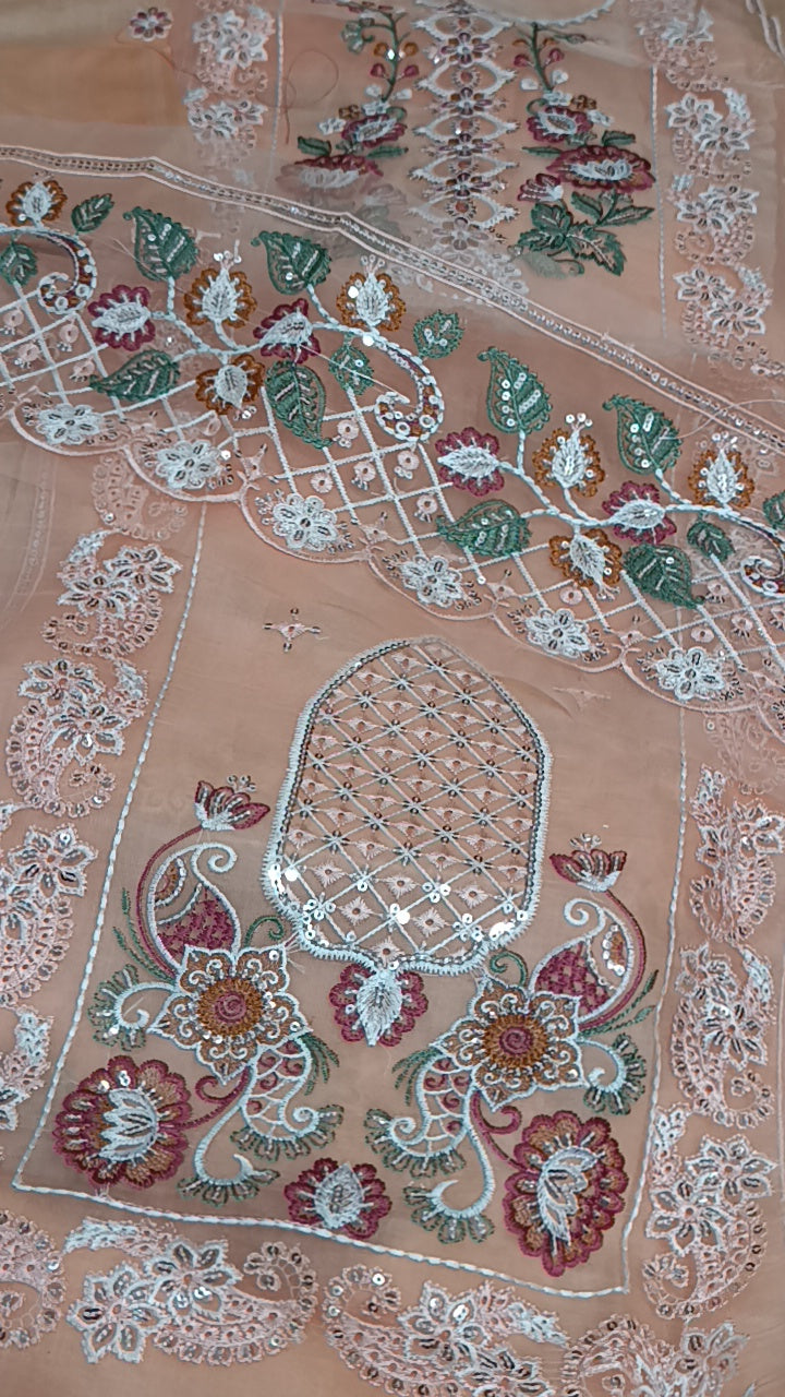 2pc Haifa peach lawn
