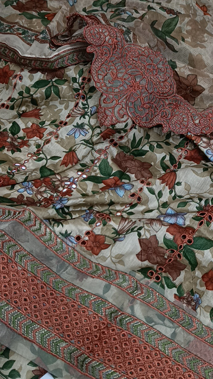 3pc mitti baroque lawn