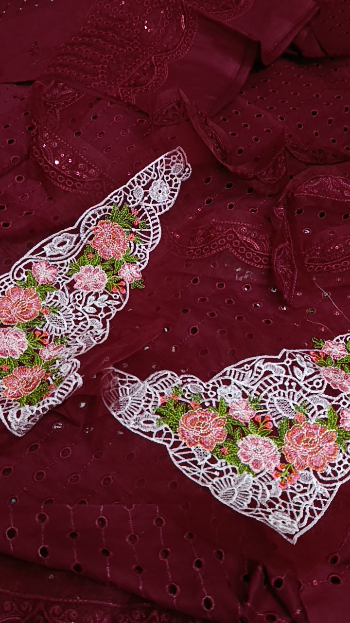 2pc maroon cone lawn