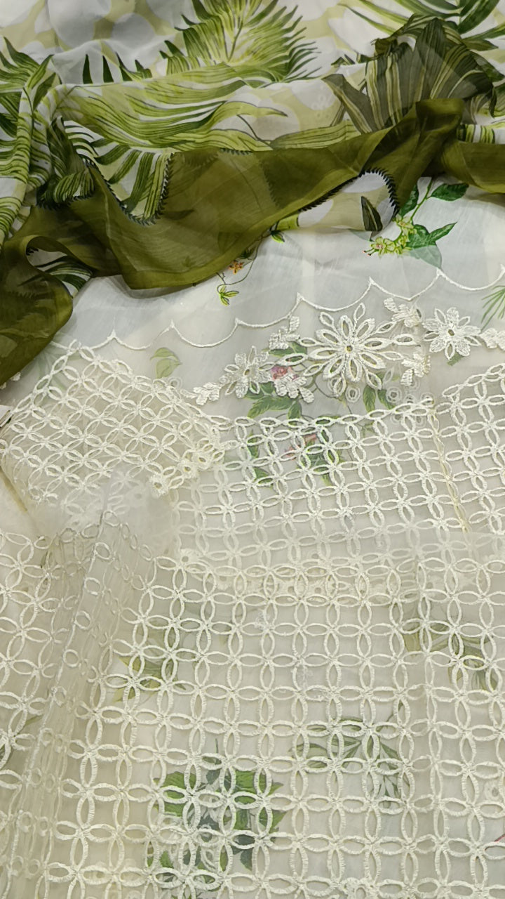 3pc Sardinia white lawn