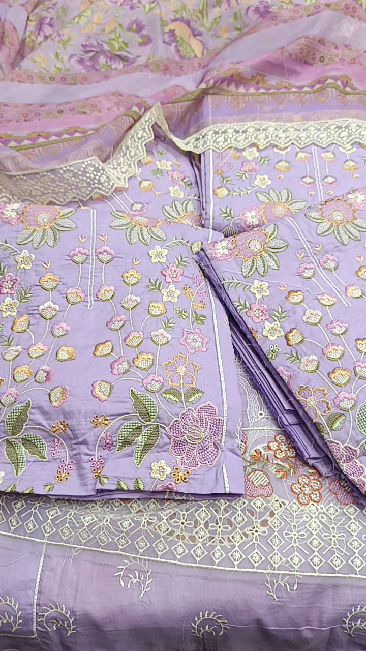 3pc lilac jaasim lawn