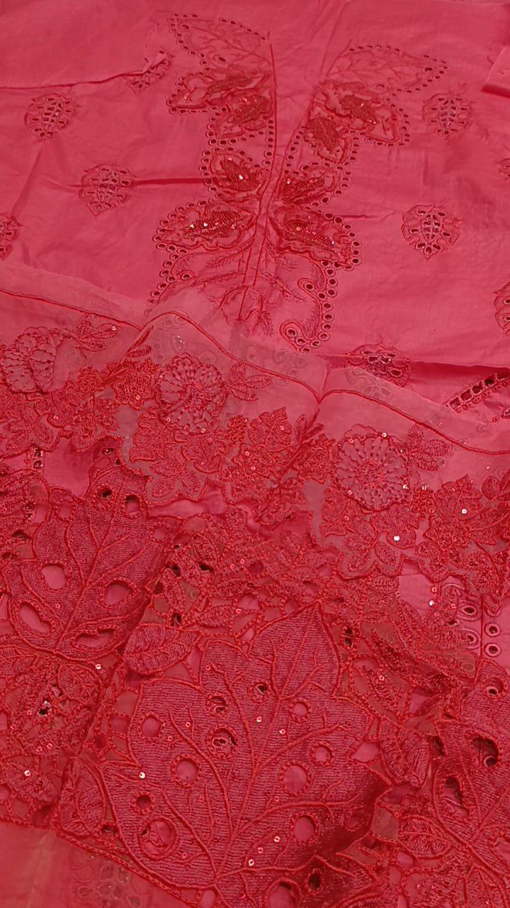 3pc bleeh red lawn
