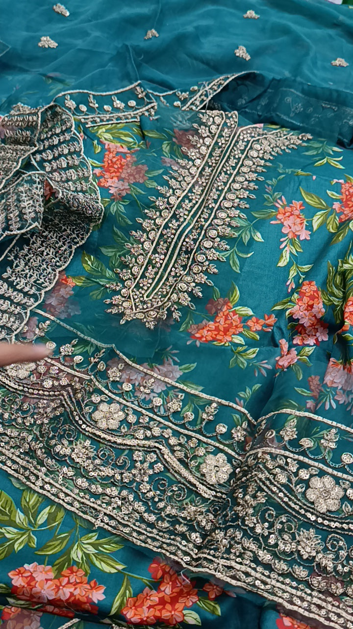 3pc Eliza green lawn sale