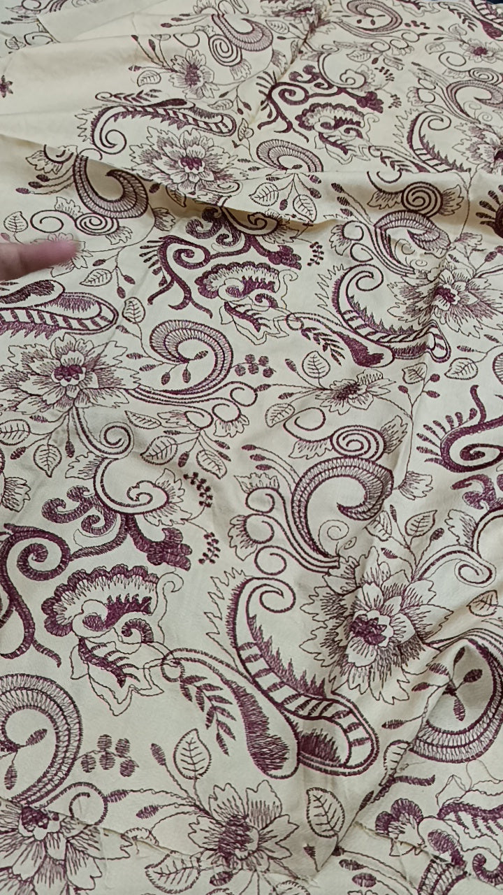 2pc moor skin maroon winter dhanak