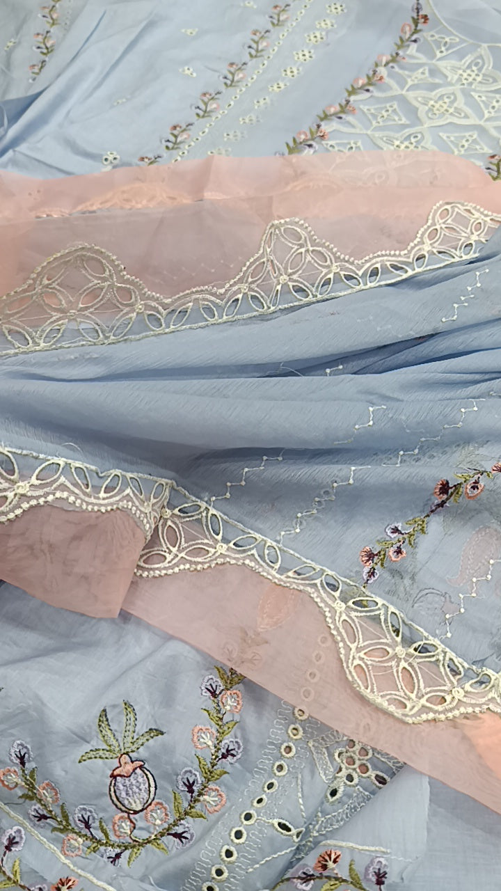 3pc Momina sunset sky sale