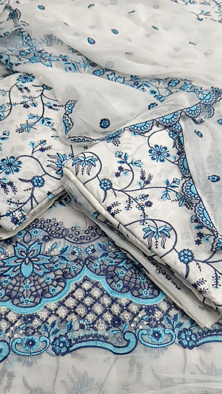 3pc Faiza saqlain lawn