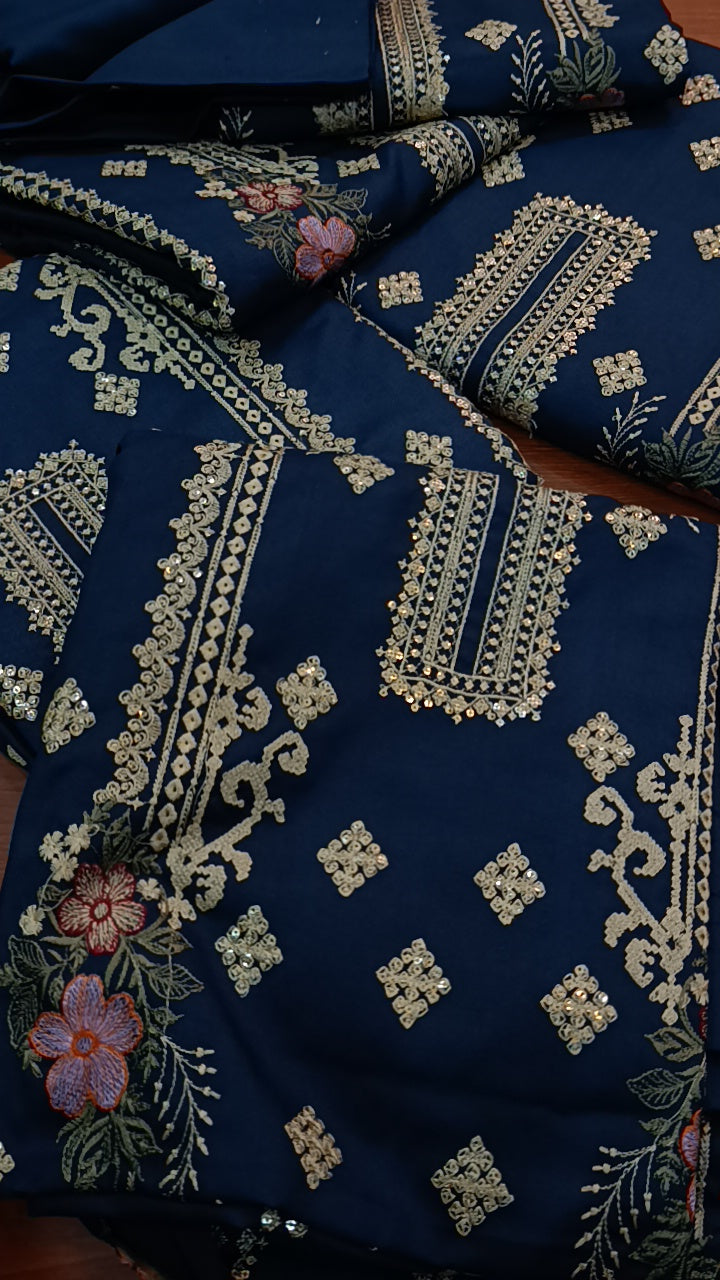 2pc wajiha zink winter dhankh
