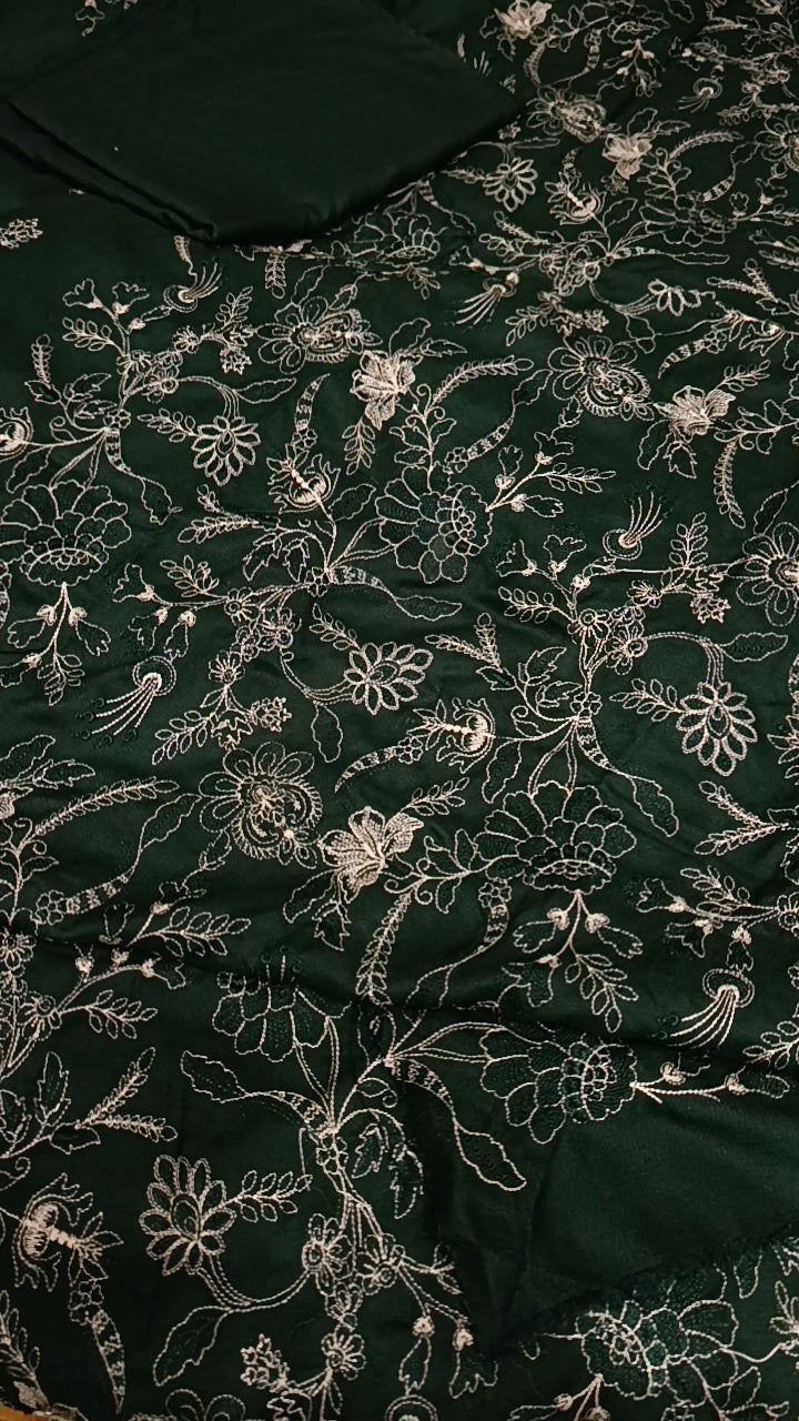 2pc Dhankh bareeze green