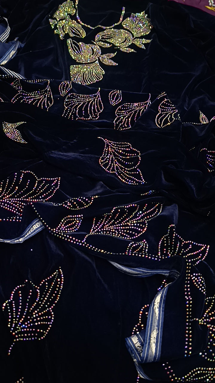 3pc velvet prismm blue