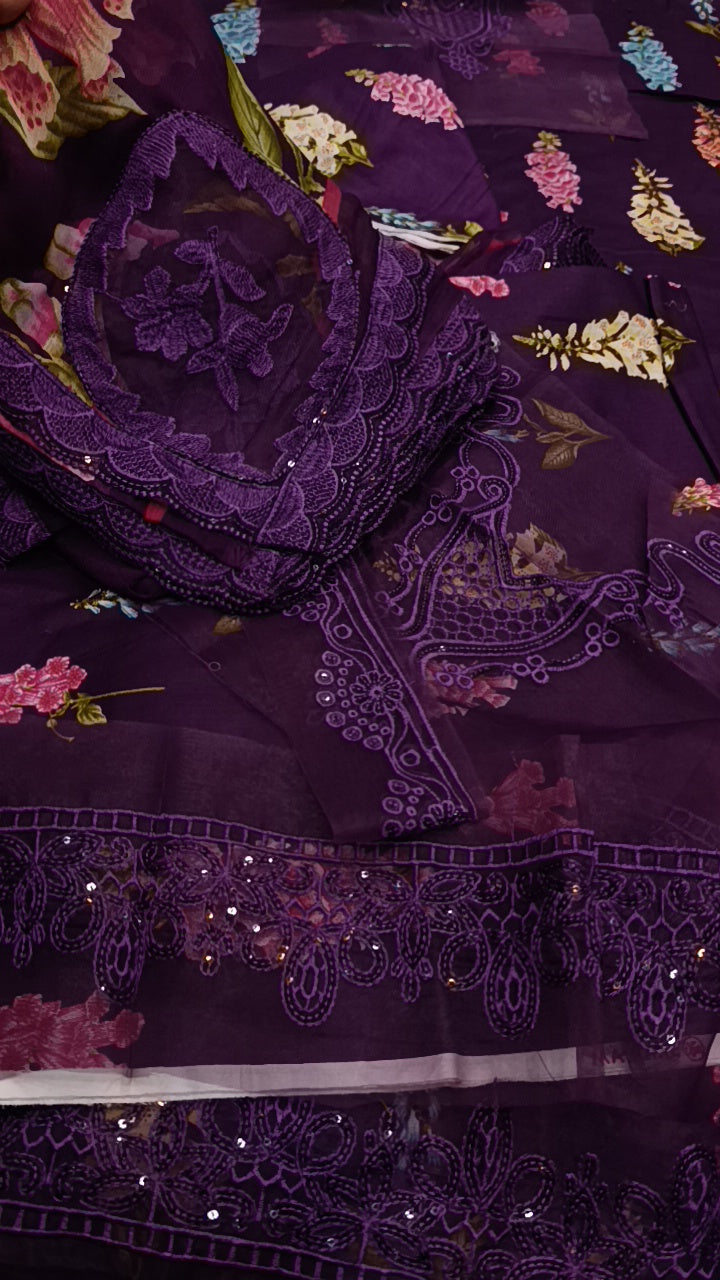 3pc angori purple lawn