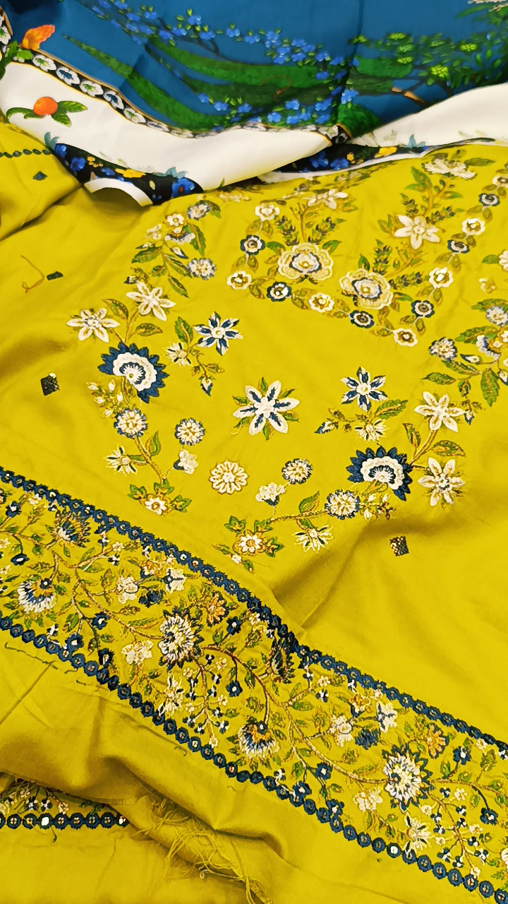 3pc miller mustard Hussain rehar dhankh
