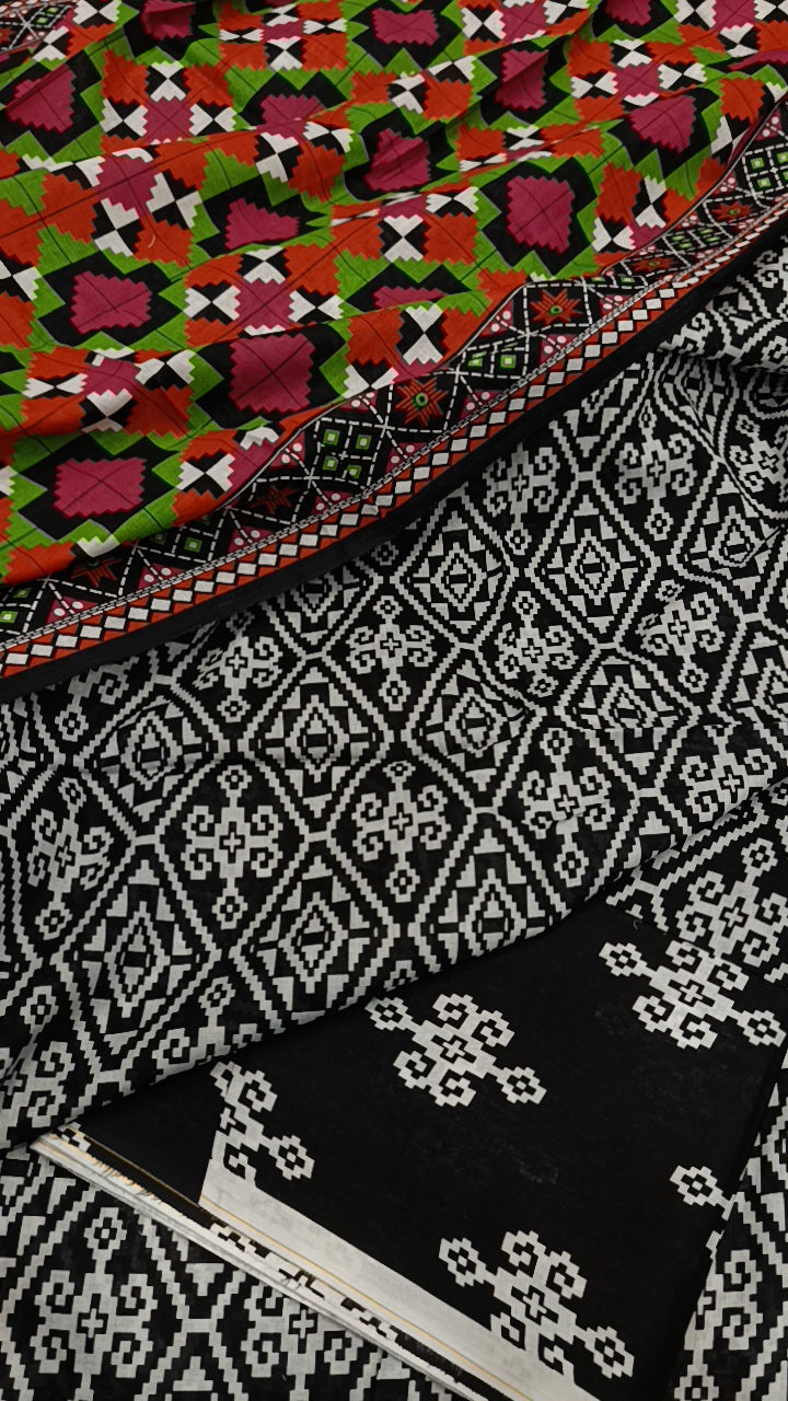 3pc sun shine lawn multi black