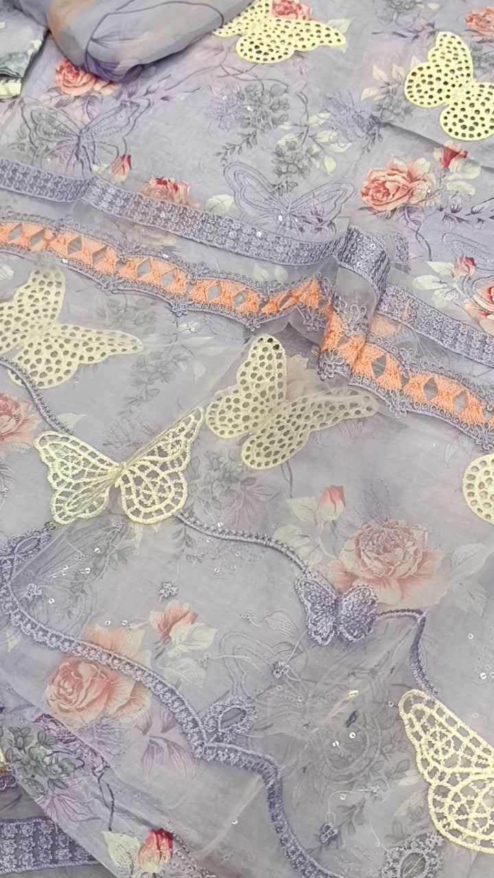 3pc lylic butterfly sale lawn