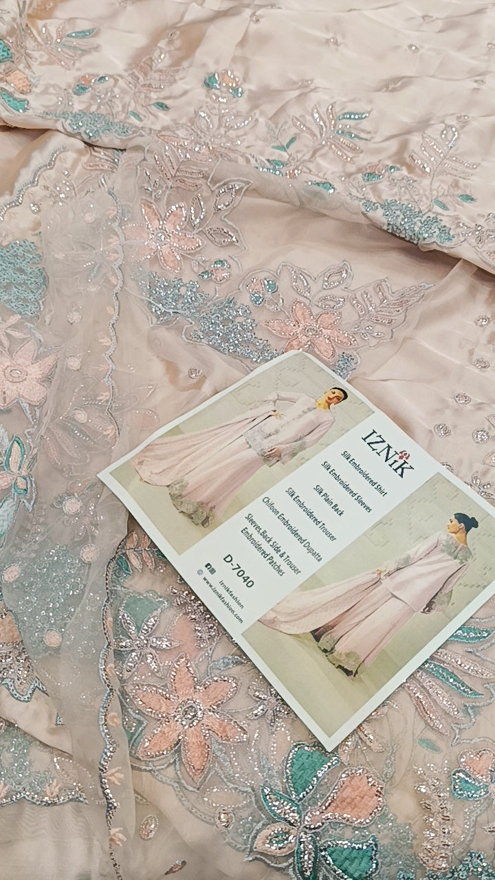 3pc tea pink Reema muskh silk